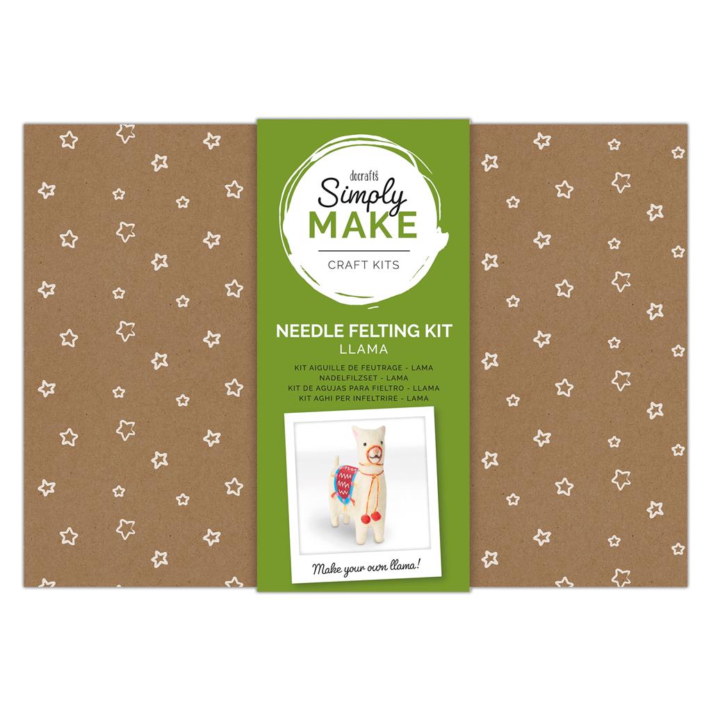 Simply Make Needle Felting Kit - Llama
