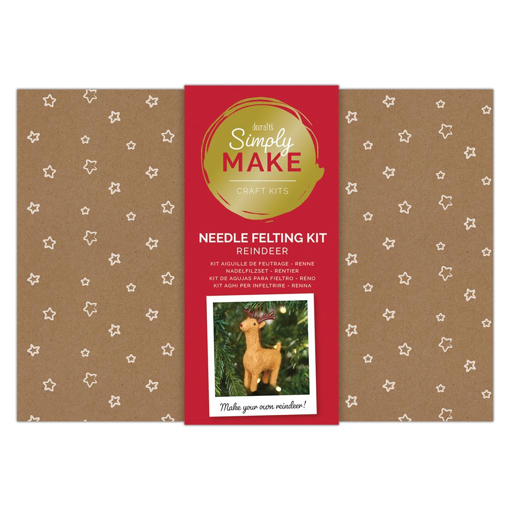 Simply Make Needle Felting Kit - Reindeer