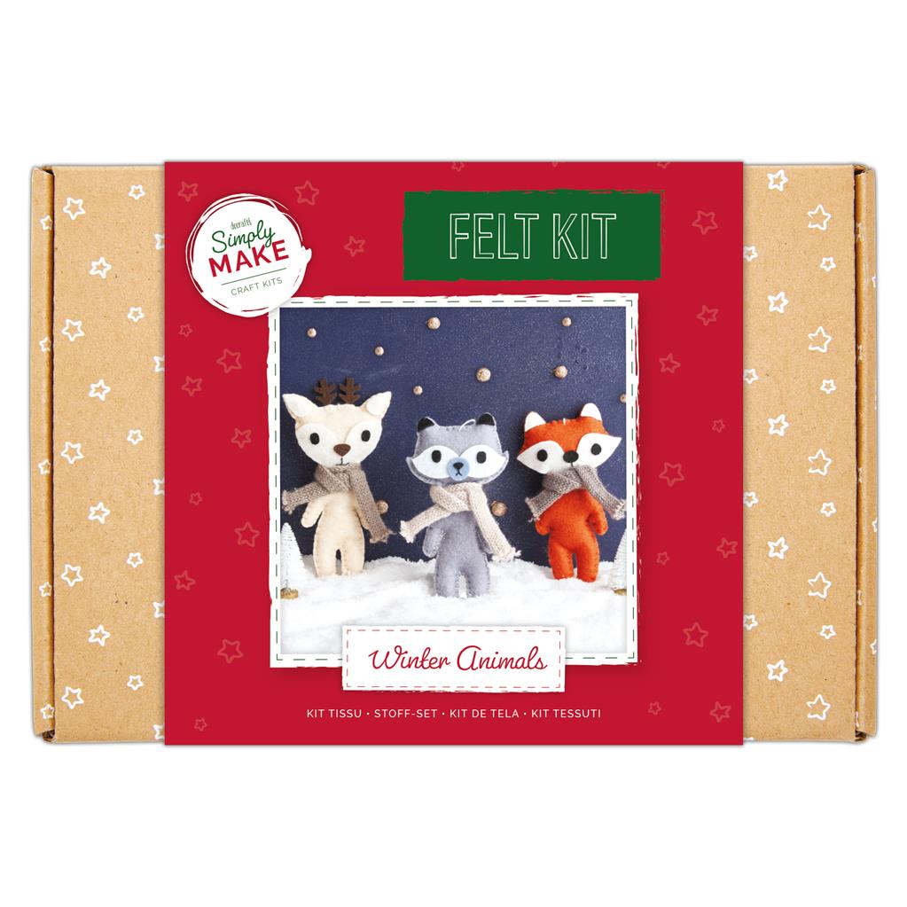 Simply Make Felt Kit - Winter Animals