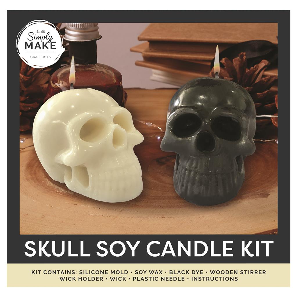 Simply Make Skull Soy Candle Kit