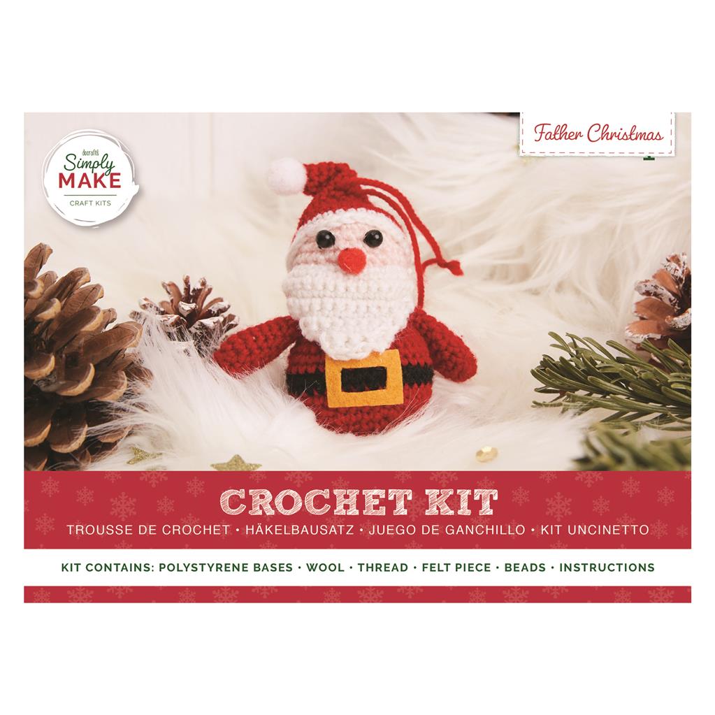 Simply Make Crochet Kit - Father Christmas