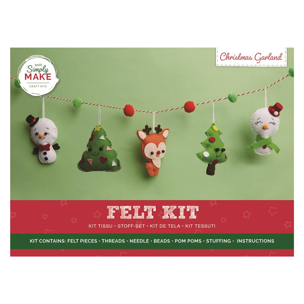 Simply Make Felt Kit - Christmas Garland