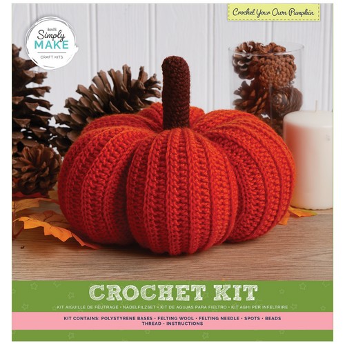 Simply Make Crochet Kit - Pumpkin