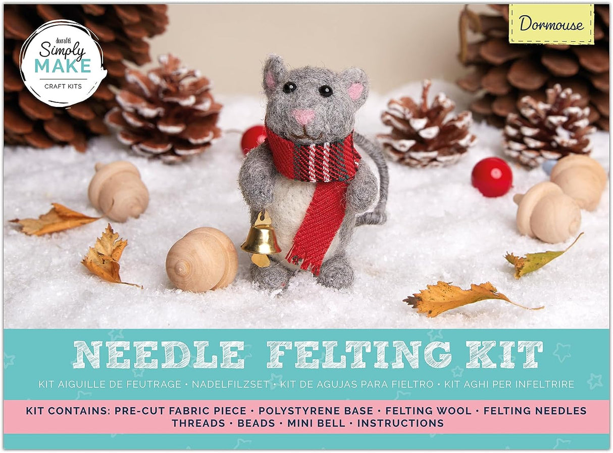 Simply Make Needle Felting Kit - Dormouse