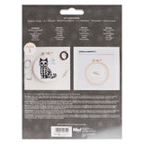 Simply Make 5" Halloween Cross Stitch Kit - Skeleton Cat