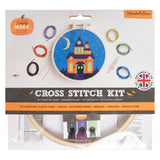 Simply Make 8" Halloween Cross Stitch Kit - Haunted House