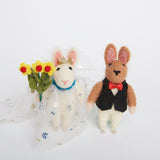 Simply Make Needle Felting Kit - Wedding Mouse Duo