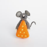 Simply Make Needle Felting Kit - Mouse with Cheese