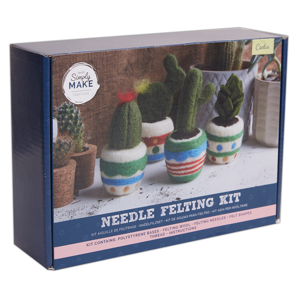Simply Make Needle Felting Kit - Cactus