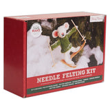 Simply Make Needle Felting Kit - Skiing Mouse
