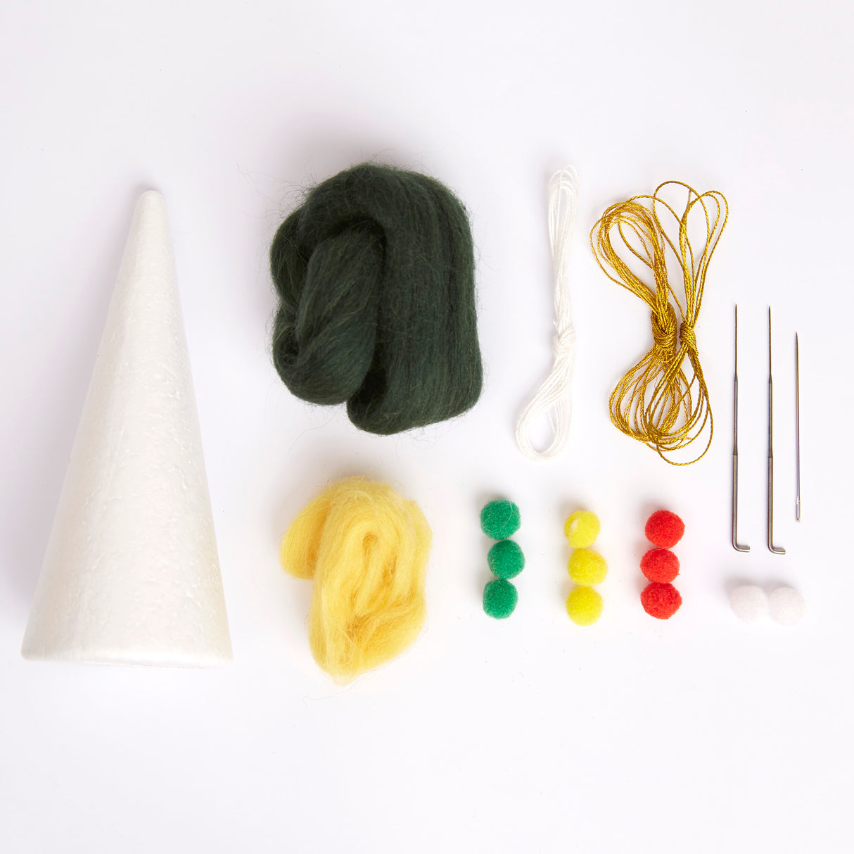 Simply Make Needle Felting Kit - Christmas Tree