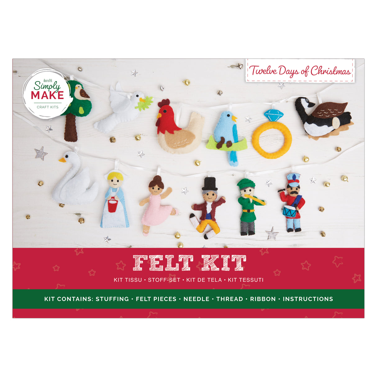 Simply Make Felt Kit - 12 Days of Christmas