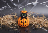 Simply Make Needle Felting Kit - Cat in Pumpkin