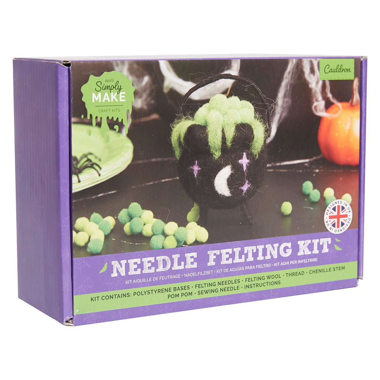 Simply Make Needle Felting Kit - Cauldron