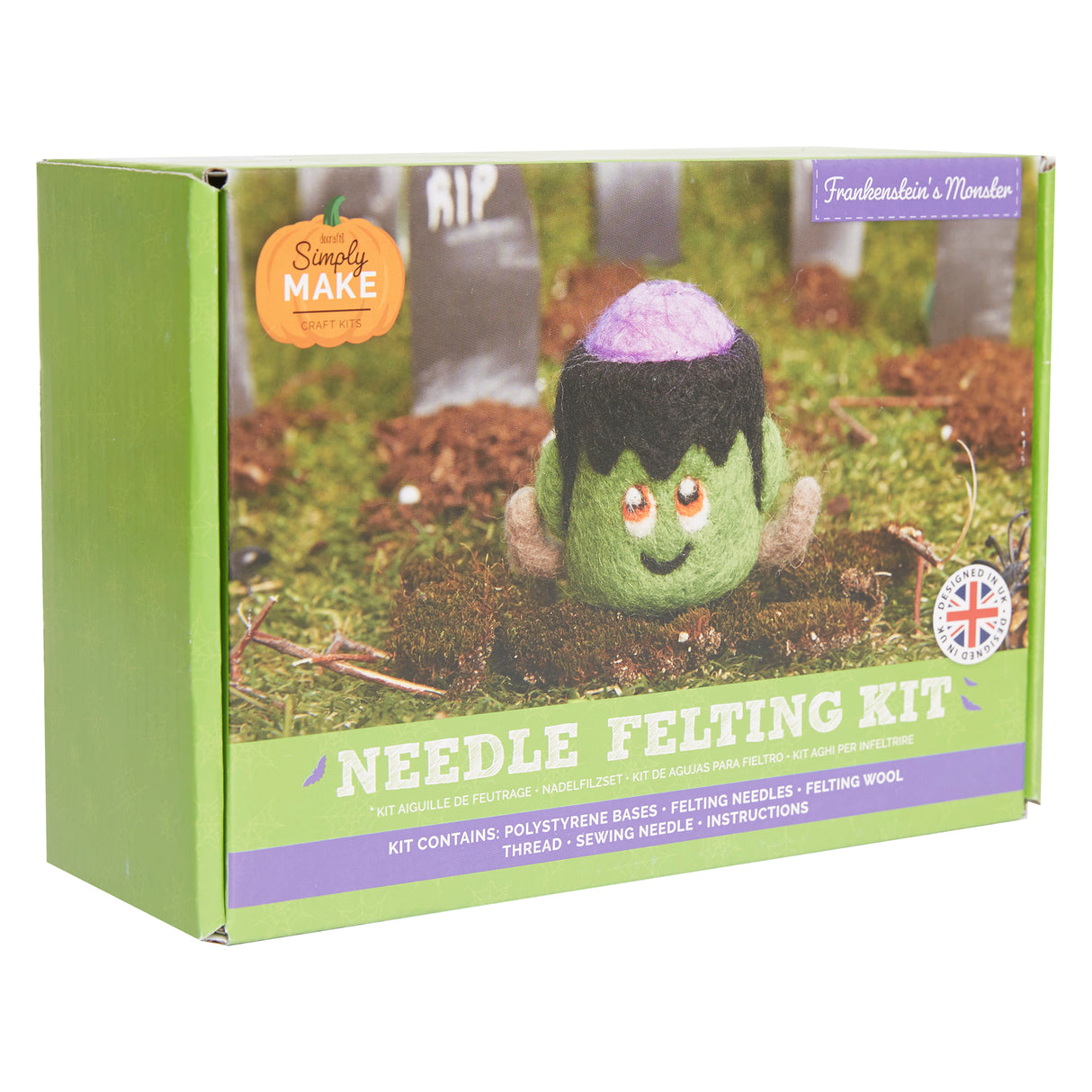 Simply Make Needle Felting Kit - Frankenstein's Monster