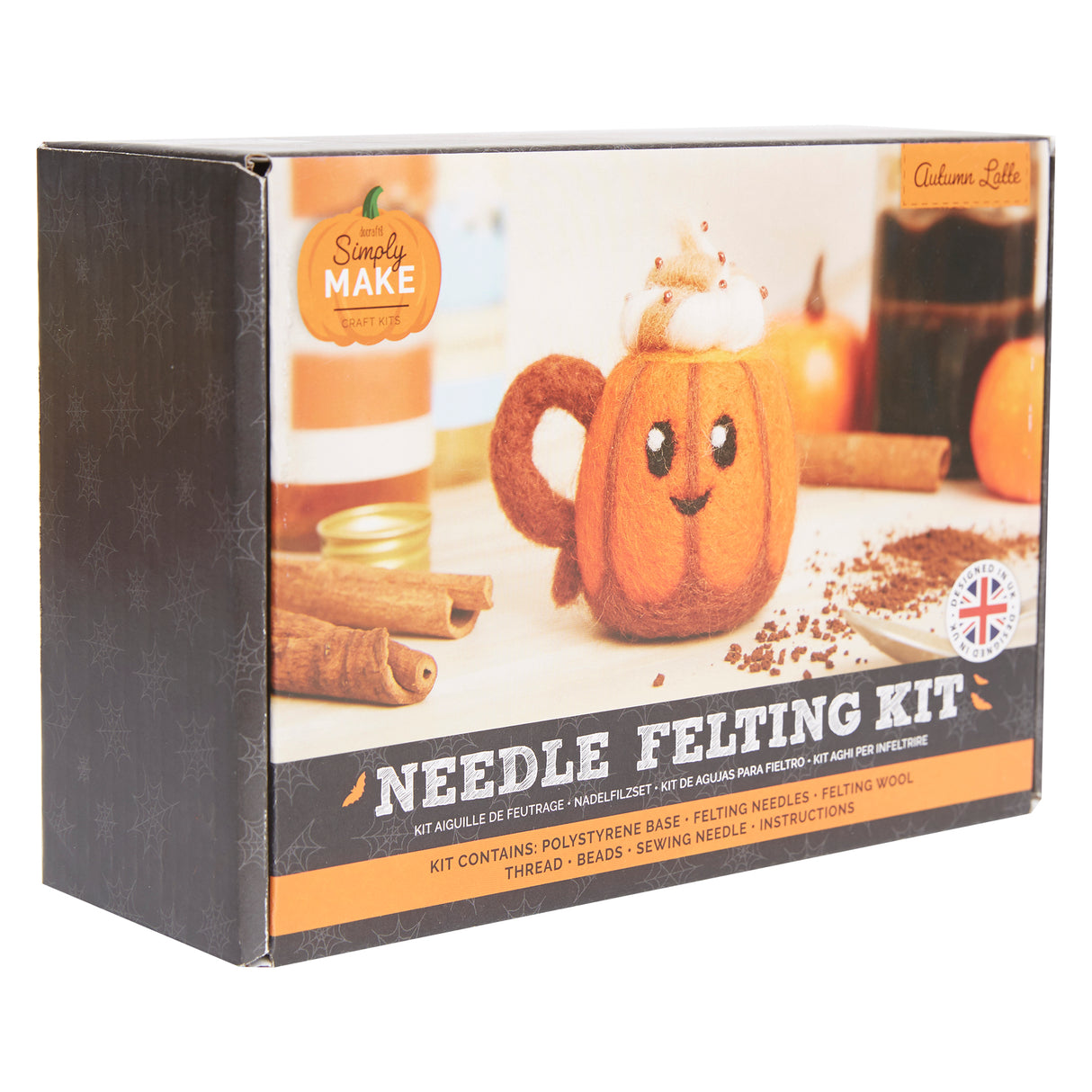 Simply Make Needle Felting Kit - Autumn Latte