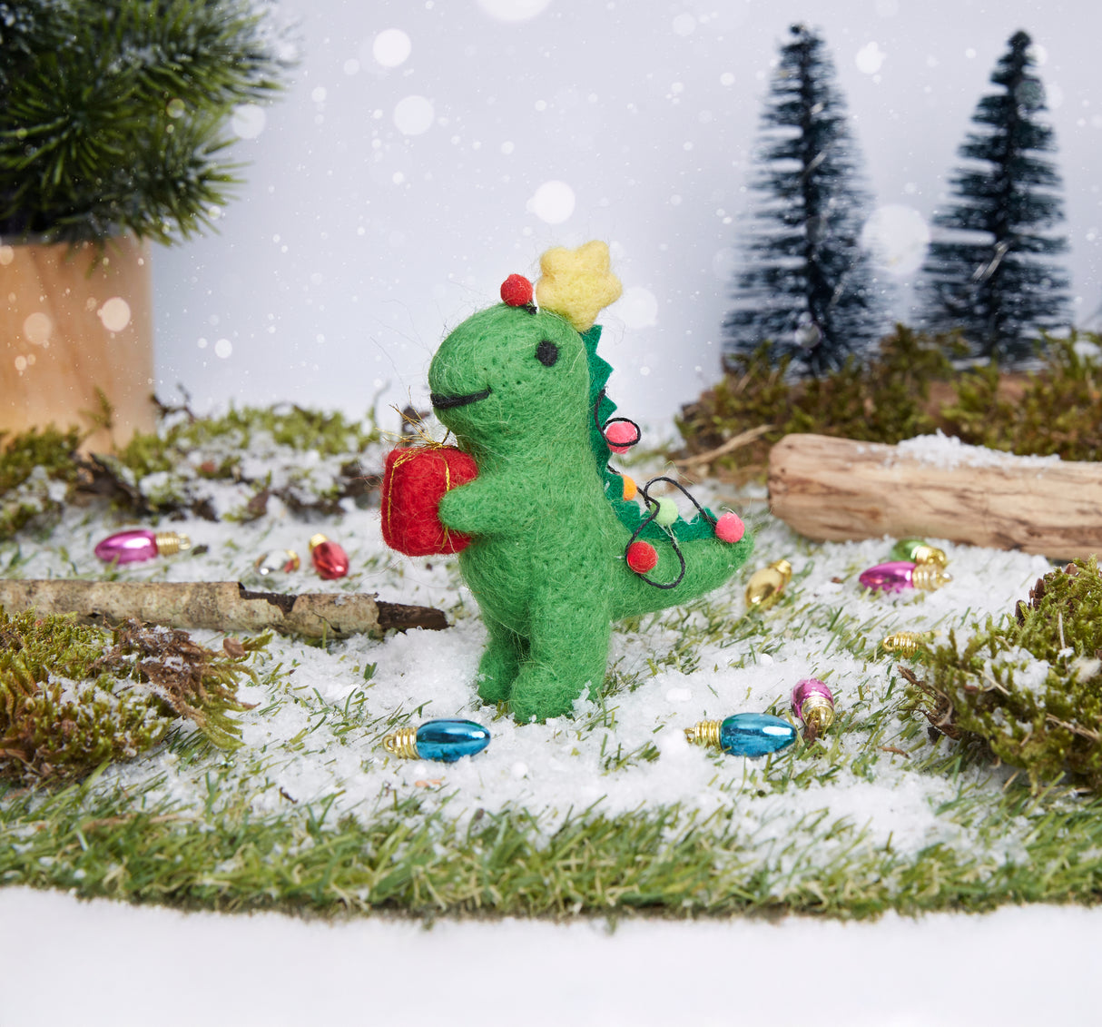 Simply Make Needle Felting Kit - Tree Rex - Dinosaur