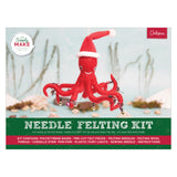 Simply Make Needle Felting Kit - Xmas Octopus