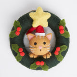 Simply Make Needle Felting Kit - Cat Wreath