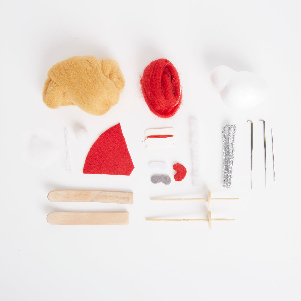 Simply Make Needle Felting Kit - Turkey on Skis