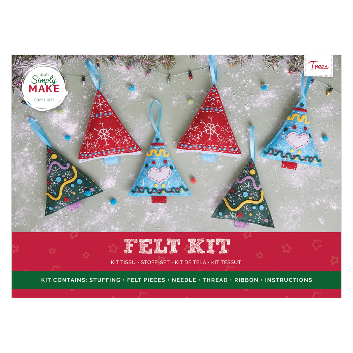 Simply Make Felt Kit - Trees