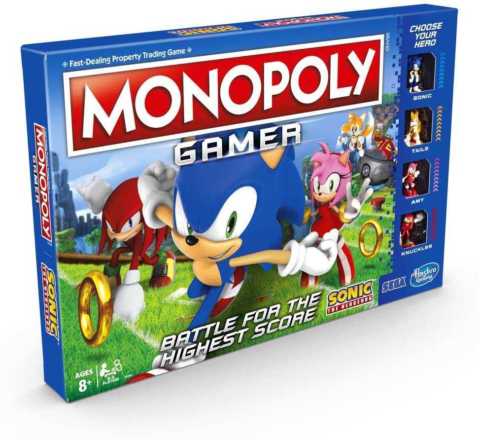 Hasbro Monopoly Gamer Sonic the Hedgehog Board Game