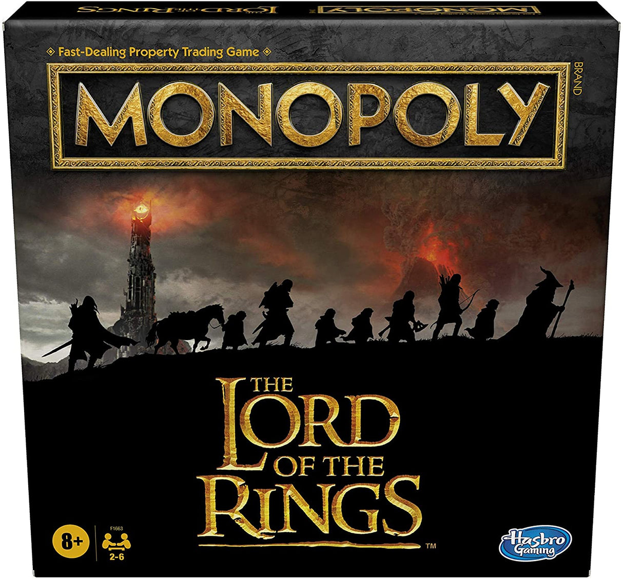 Hasbro Monopoly Lord of the Rings Board Game