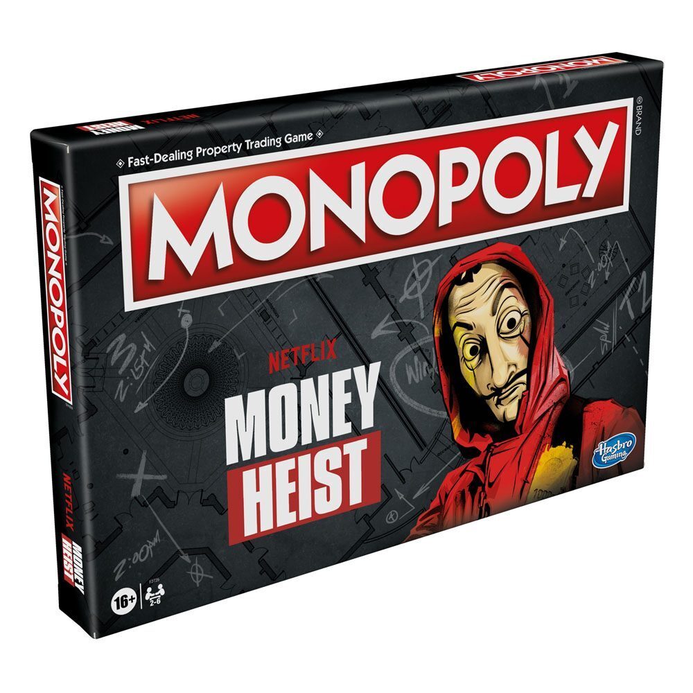 Hasbro Monopoly Netflix La Casa de Papel Money Heist Board Game