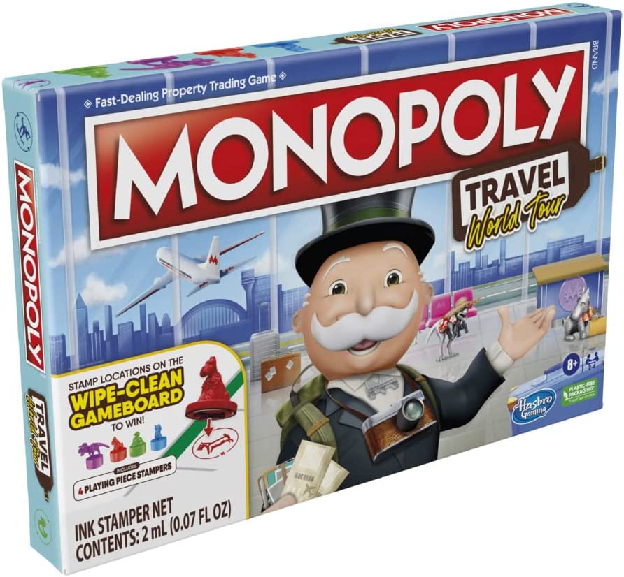 Hasbro Monopoly Travel World Tour Board Game