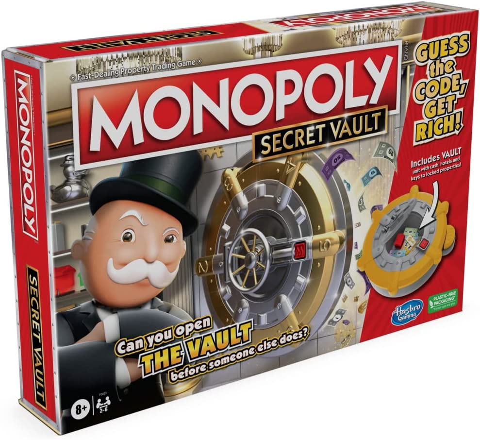 Hasbro Monopoly Secret Vault Board Game