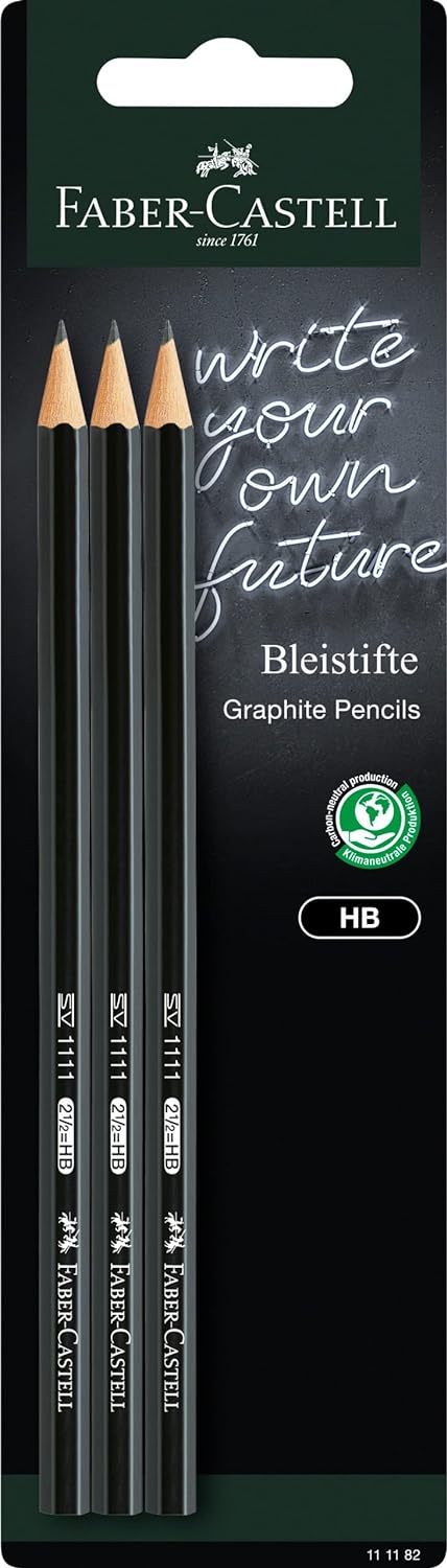 faber-castell 1111 pencil 3pk