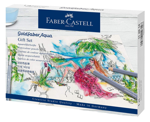 faber-castell creative studio goldfaber aqua coloured pencils