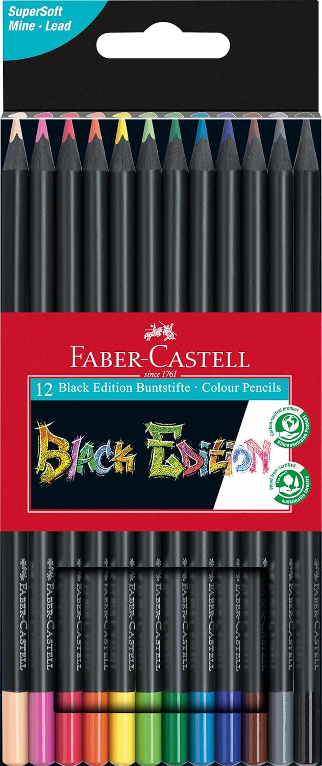 faber-castell black edition colouring pencils