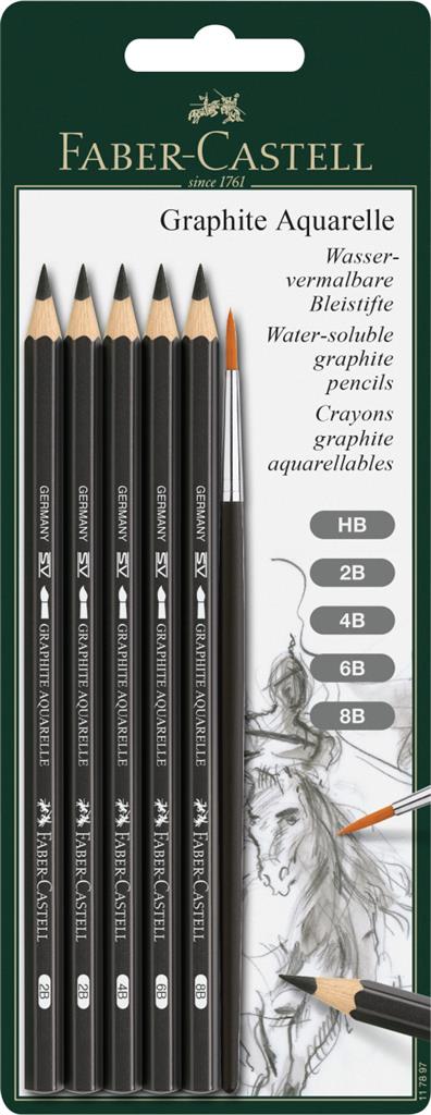 faber-castell aquarelle graphite pencil