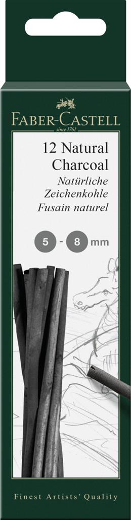 faber-castell natural charcoal sticks