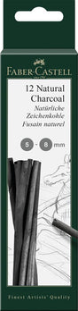 faber-castell natural charcoal sticks