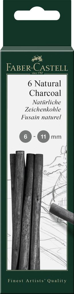 faber-castell natural charcoal sticks