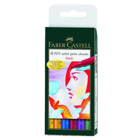 faber-castell pitt brush pen set