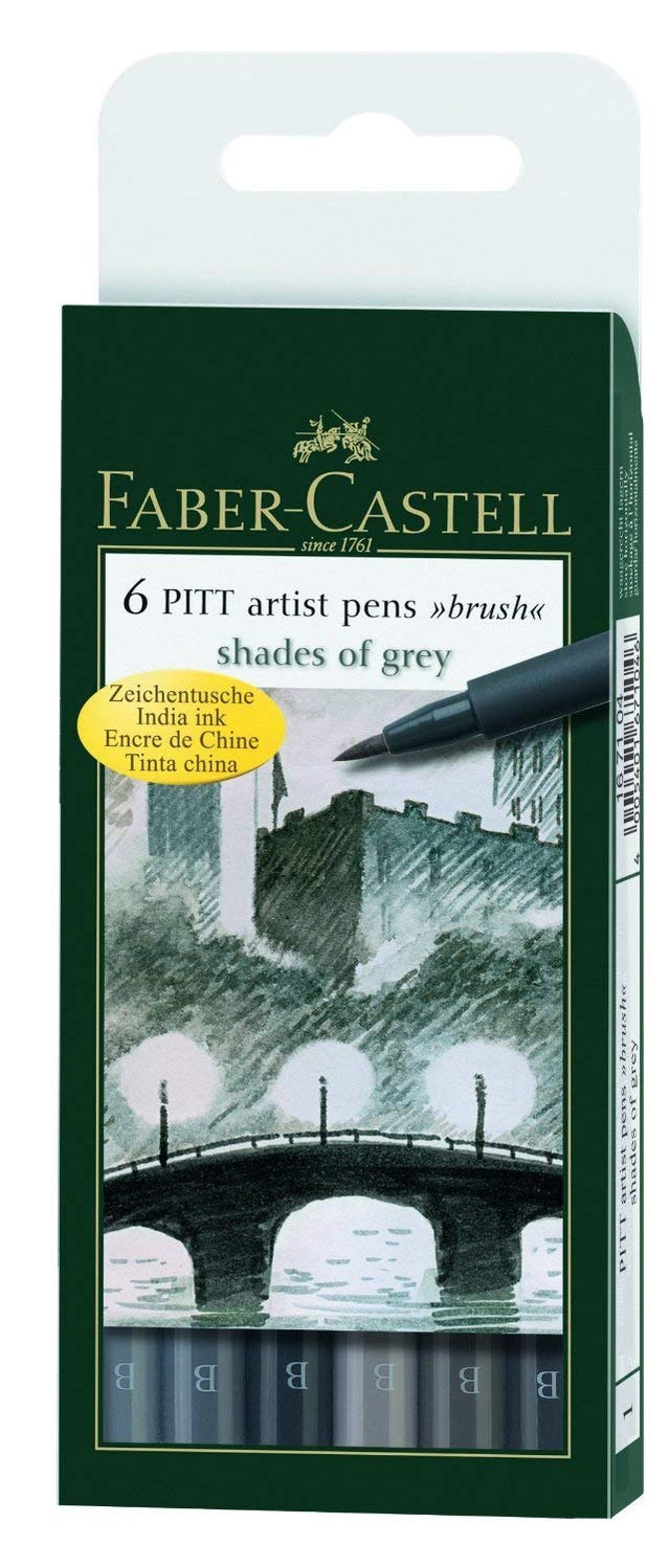 faber-castell pitt brush pen set