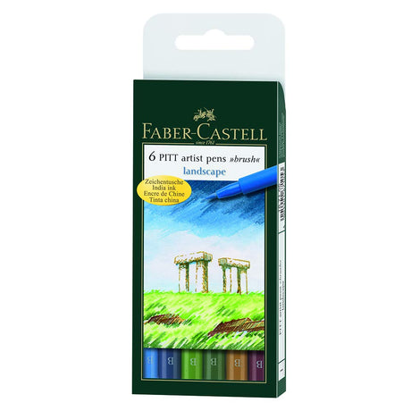 faber-castell pitt brush pen set