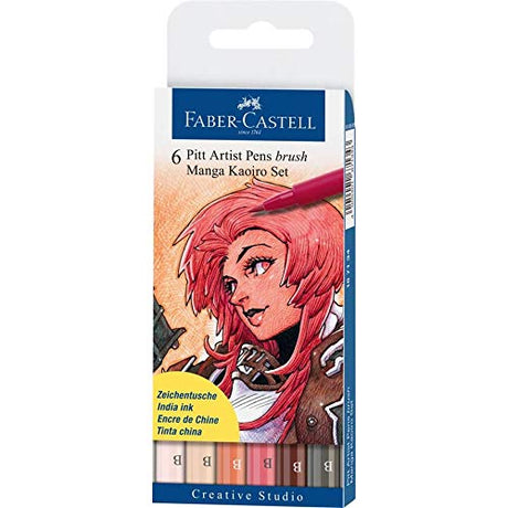 faber-castell pitt brush pen set