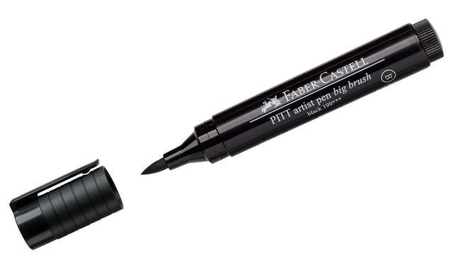 faber-castell big brush pen black