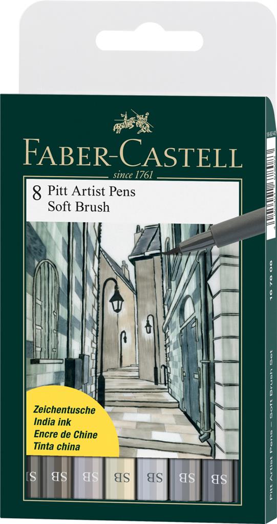 faber-castell pitt pen soft brush set