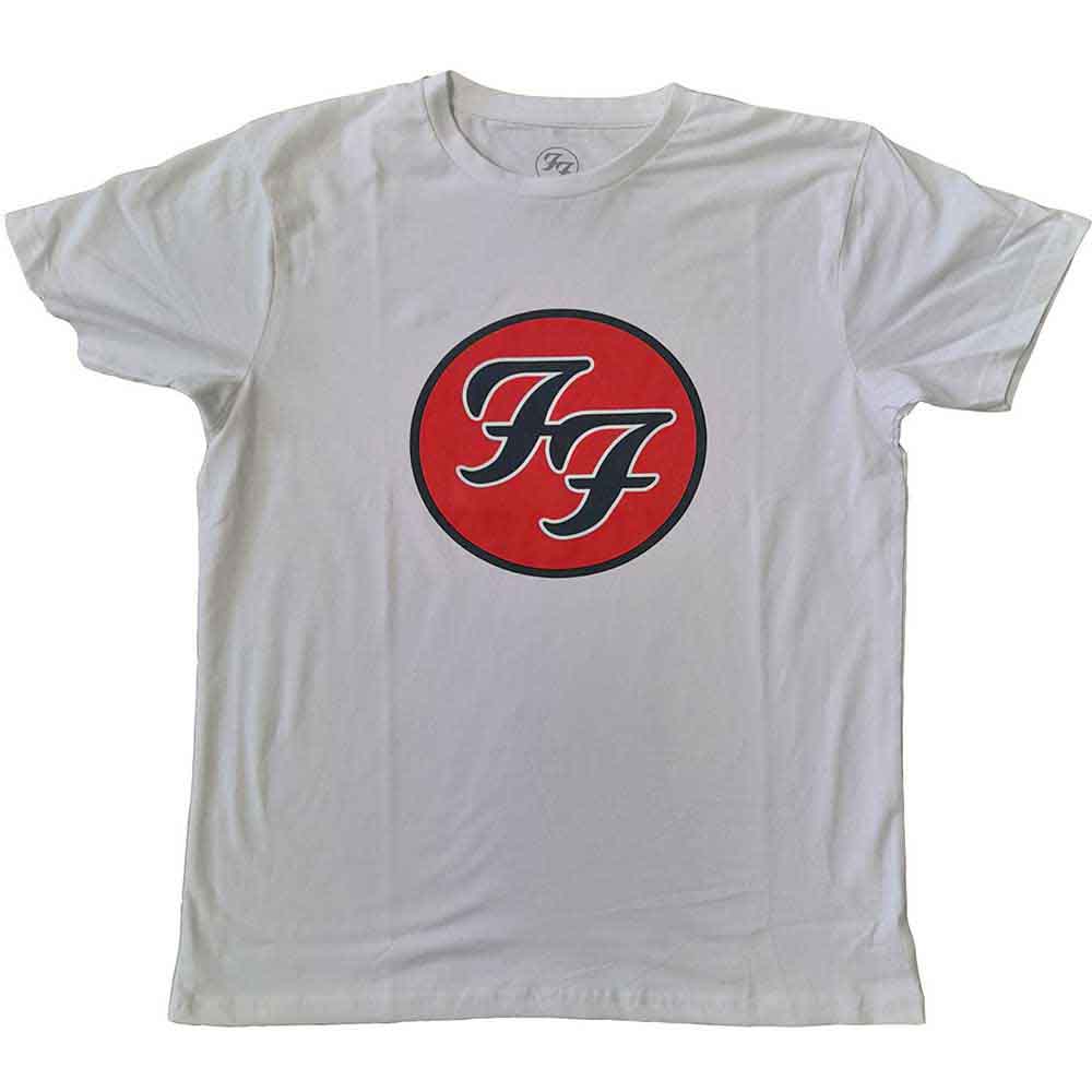 Foo Fighters Unisex T-Shirt FF Logo White (L)