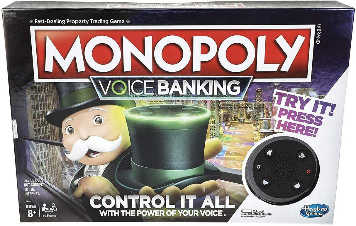 Hasbro Monopoly Voice Banking Board Game