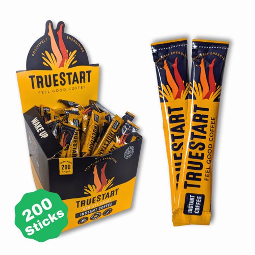 TrueStart Coffee Barista Grade Instant Coffee Sachets (Pack of 200)