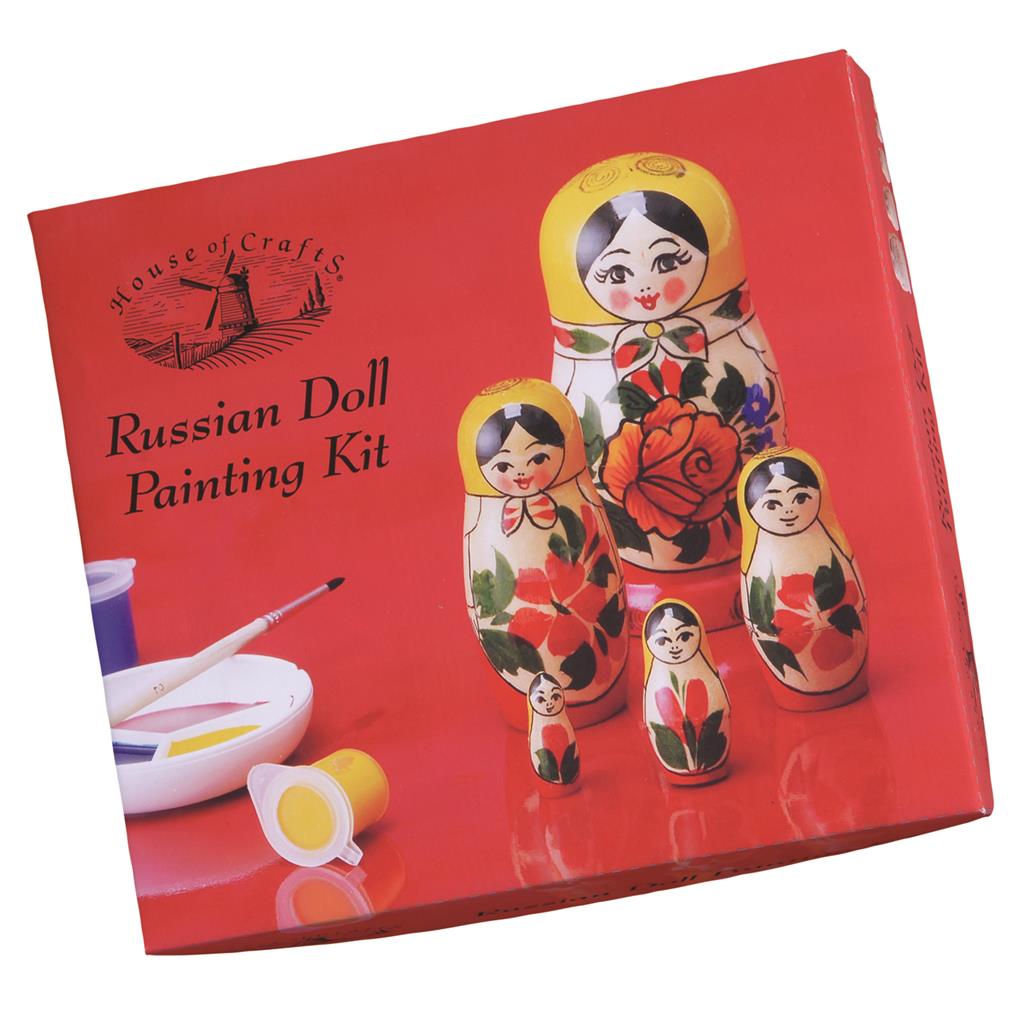 House of Crafts Russian Doll Painting Kit