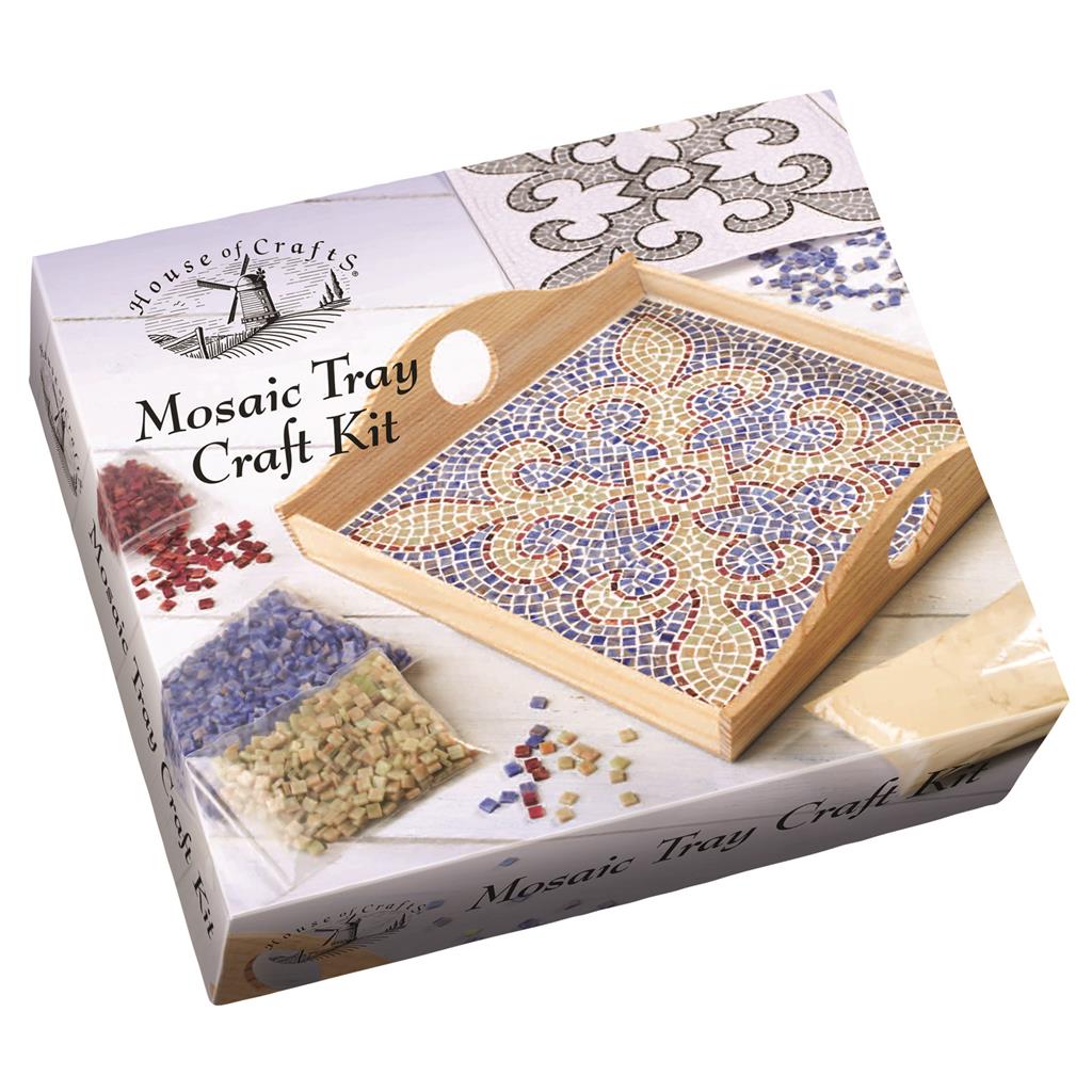 House of Crafts Mosaic Tray Craft Kit