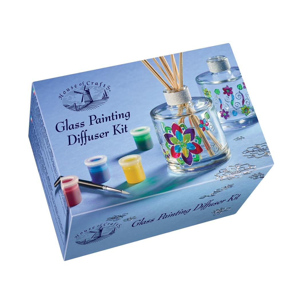 House of Crafts Glass Painting Diffuser Kit