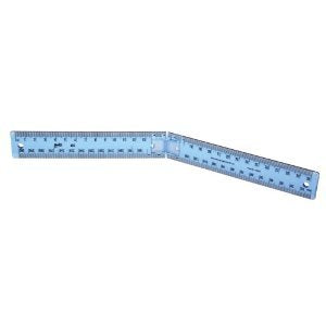 Helix Folding Plastic 40cm Ruler